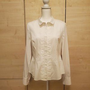 Karen Millen White Button Front Top
